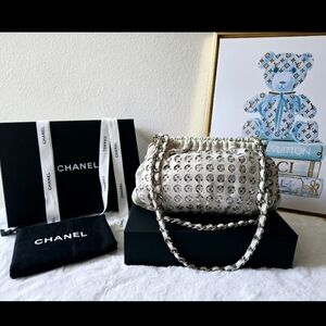 Chanel Chain Perforated Shoulder Bag